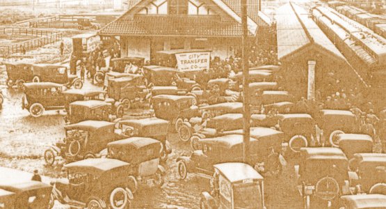 Train Depot, Hoquiam WA, April 17, 1917