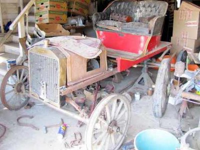 Ford Model N project car front view