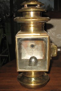 inside view of Knickerbocker tail lamp, left hand