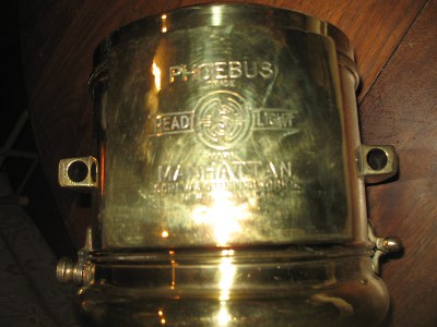 top view of Phoebus headlamp, left hand