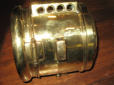 outside view of Phoebus headlamp, left hand