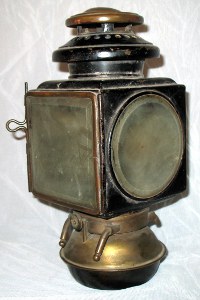 front view of E & J side lamp