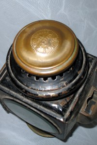 top view of E & J side lamp