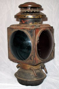 side view of E & J side lamp