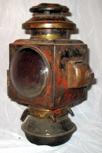 side view of E & J side lamp