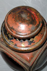 top view of E & J side lamp