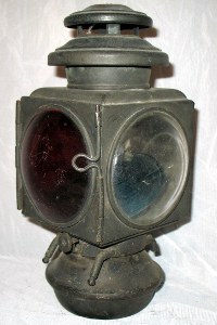 front view of e & j black tail lamp