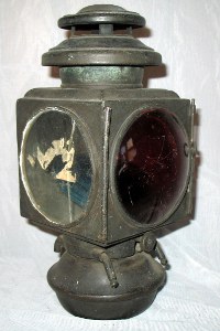 side view of e & j black tail lamp