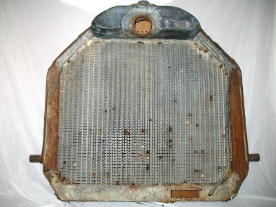 back view of Overland radiator