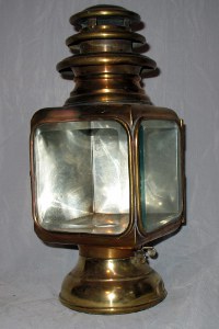 front view of Gray & Davis side lamp