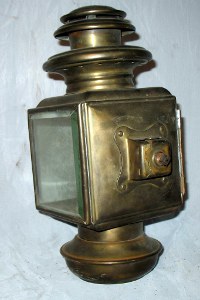 side view of Westchester side lamp