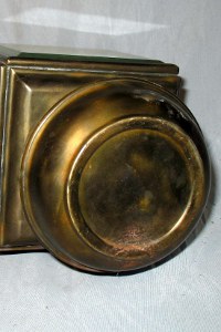 bottom view of Westchester side lamp