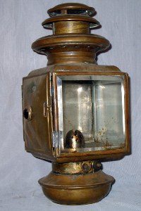 side view of Westchester side lamp