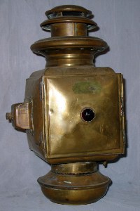 rear view of Westchester side lamp