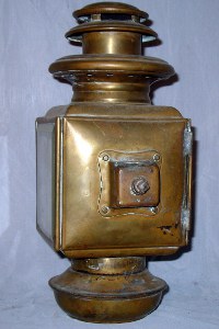 side view of Westchester side lamp