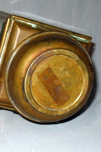 bottom view of Westchester side lamp