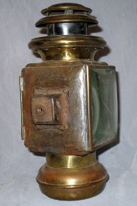 side view of Westchester side lamp