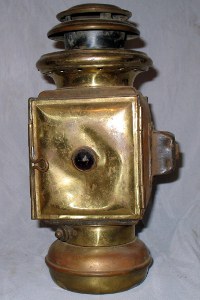 back view of Westchester side lamp