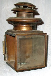 side view of Westchester side lamp