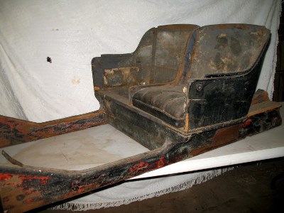 left side view of two seat roadster