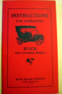 cover of Buick instruction manual