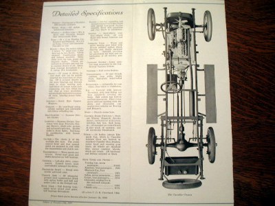 1919 Chandler brochure inner pages