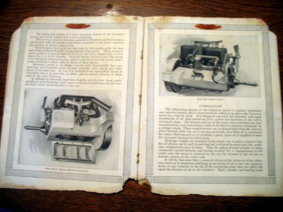 1912 Cartercar brochure inner pages