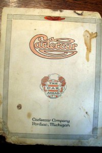 1912 Cartercar brochure cover