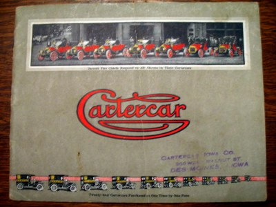 1912 Cartercar brochure cover