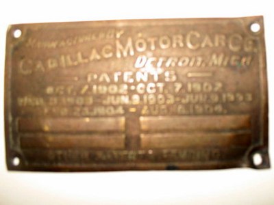 cadillac body tag