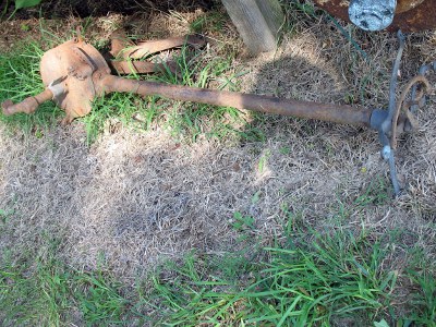 1910 Model F Buick steering column