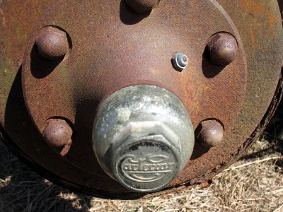 Cartercar rear drum