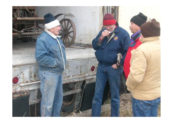 Homer with Mike Yeakel, Harold Musolf III, and Bobby Streeter